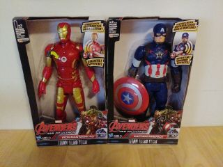 Marvel Avengers Age Of Ultron Titan Hero Tech Iron Man/captain America Figures