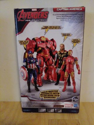 Marvel Avengers Age of Ultron Titan Hero Tech Iron Man/Captain America Figures 3