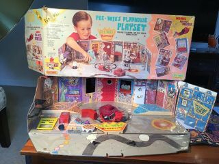 Vintage Pee Wee Herman Matchbox Play House Set