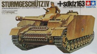 Tamiya 1:35 Wwii German Sturmgeschutz Stug Iv Sd.  Kfz 163 Kit Mm87 3587u