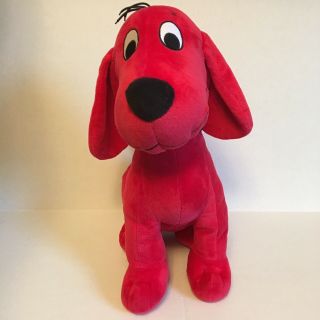 Clifford The Big Red Dog 13 " Plush Stuffed Black Collar Kohls Cares 074256