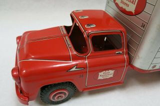 Vintage 1950 ' s Marx Lumar Pressed Steel First National Stores Delivery Truck Box 2