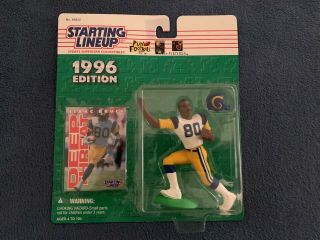 1996 Isaac Bruce (rookie) St.  Louis / Los Angeles L.  A.  Rams Starting Lineup