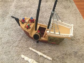 Vintage 1994 Fisher Price Great Adventures Pirate Ship Figures & Accessories