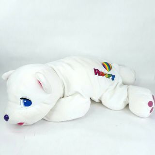 Lisa Frank Roary Plush Soft Toy Polar Bear Teddy White Large Big