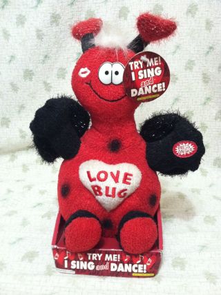 Love Bug Dan Dee Singing & Dancing Animated Plush " Your Love Keeps Lifting Me "
