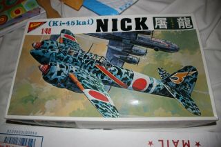 Nichimo 1/48 Kawasaki Ki - 45 Toryu / Nick No Decals Or Instructions
