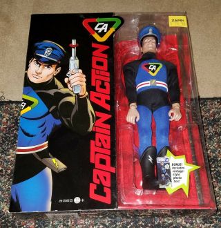 Captain Action 1/6th Scale 12in Action Figure Round 2 Forever Fun Deluxe W/ Box