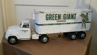 Vintage 1955 Tonka Green Giant Truck/trailer