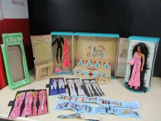 Vintage Rare 1975 Mego Cher Dressing Room Playset Box Doll Clothes