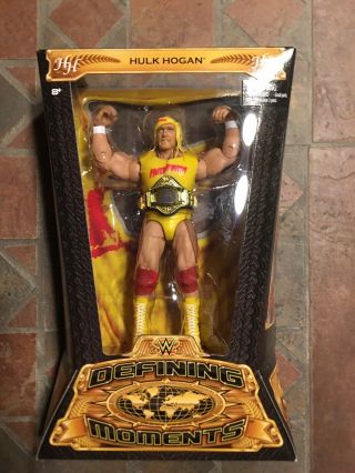 Mattel Wwe Elite Hulk Hogan Defining Moments Flashback Wcw Figure Champtionship