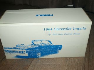 West Coast Precision Diecast 1964 Chevrolet Impala Model Car 103 of 250 1:24 2