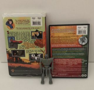 Rare Iron Giant action figure,  1999 VHS And 2004 DVD 2