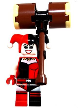 Lego Harley Quinn Minifig 76035 Jokerland Batman Minifigure Figure Villain