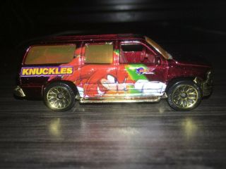 Rare 2005 Sonic X Knuckles The Echidna Car By Matchbox From Sonic The Hedgehog
