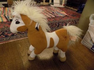 Spirit Stallion Of The Cimarron Rain Paint Horse Plush Large Poseable Vtg Rare