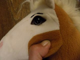 Spirit Stallion of the Cimarron RAIN Paint Horse Plush Large Poseable Vtg RARE 3