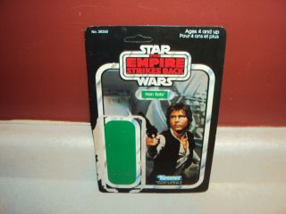 Star Wars Vintage Han Solo Esb Canadian Kenner Canada 41 Back Cardback 1980