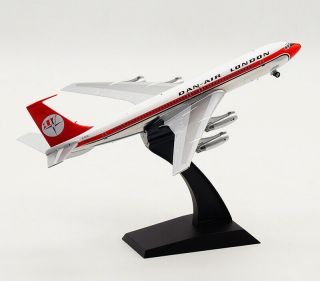 23cm 1:200 Inflight Dan Air London Boeing 707 - 300 Passenger Plane Diecast Model