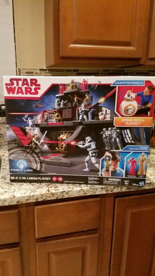 Hasbro Star Wars Bb - 8 With Force Link 2 In 1 Mega Playset Brand