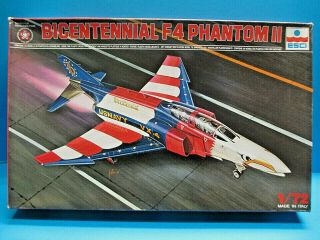 Esci 9033 1/72 Scale F - 4 Bicentennial Phantom Ii Vintage Model Kit No Clear Part