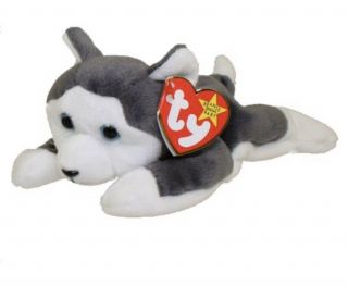 Ty Beanie Baby - Nanook The Husky (7.  5 Inch) - Mwmts Stuffed Animal Toy