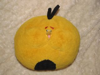Angry Birds Large Plush Bubbles Yellow Inflated Angry Bird W Sound Rare