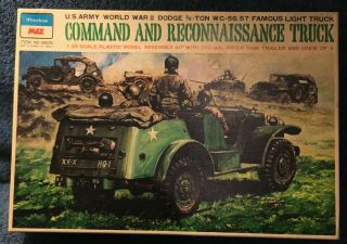Peerless Max 1/35 Dodge 3/4 - Ton Command And Reconnaissance Truck - Model 3505