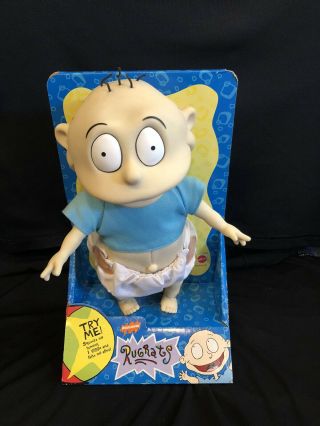 Vintage 1997 Rugrats Giggling Tommy Pickles 11 " Doll Nickelodeon Mattel Rare