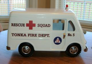 Tonka Fire Dept Rescue Squad Metro Van No.  5,  Restored,  Circa 1956 - 1957