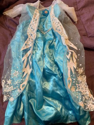 Frozen Elsa Life Size Doll 38 " Disney Dress Only