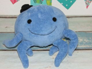 Viacom Gund Oswald The Octopus Nick Jr.  Blue Stuffed Animal Plush Doll Toy 75250