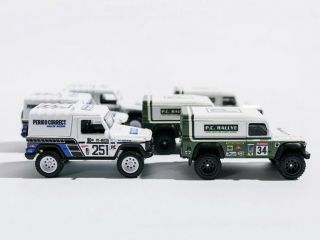 Hot Wheels X Period Correct Land Rover Defender Mercedes G - Class Set In Hand