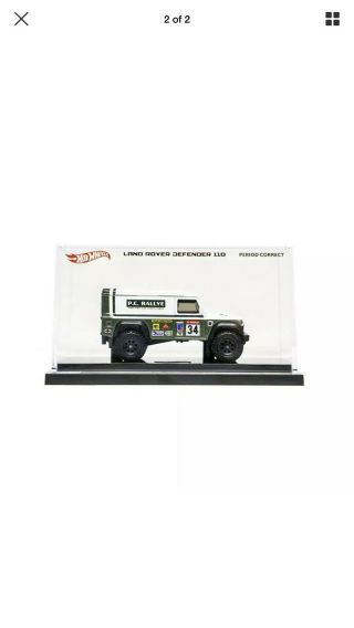 Hot Wheels x Period Correct Land Rover Defender Mercedes G - Class SET IN HAND 2
