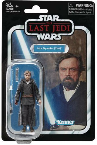 Star Wars Vintage 3.  75 Inch Action Figure - Luke Skywalker Crait Vc146
