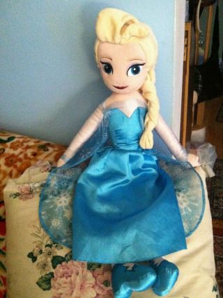 26 " Disney Frozen Elsa Large Plush Stuffed Doll