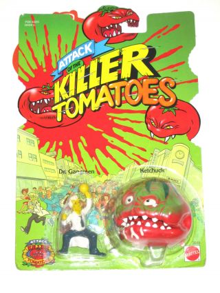 Attack Of The Killer Tomatoes Action Figure Gangreen Ketchuck Moc