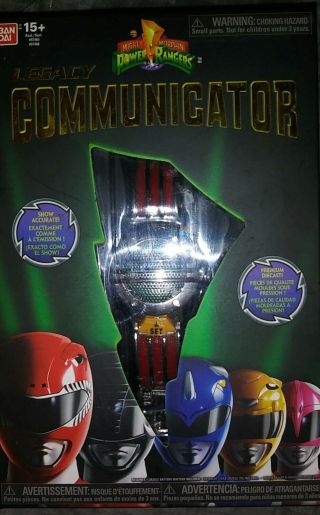 Mighty Morphin Power Rangers Legacy Communicator Bandai Mmpr