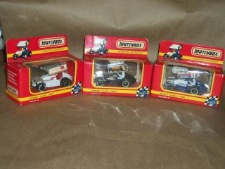 3 Matchbox 1993 Series Sprint Cars Diecast Cars