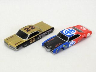 2 Legends Of Racing 1:43 Scale Nascar Car Tops Only 48 And 22