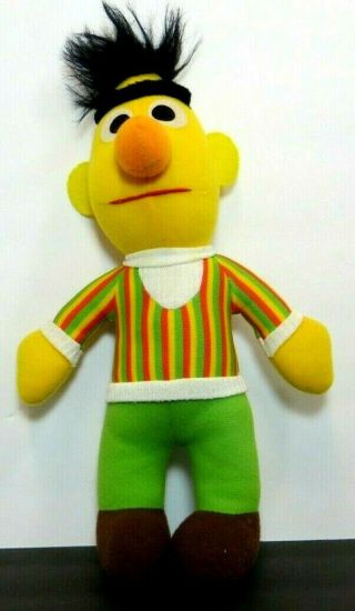 Vintage 1984 Playskool Bert Sesame Street 72901 Stuffed Plush Doll
