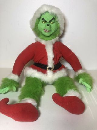 Dr Seuss How The Grinch Stole Christmas Transforming Talking Doll Jim Carrey
