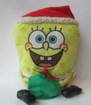 Christmas Spongebob Squarepants 14 " Plush Doll Nanco Pd4