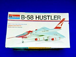 Vintage 1973 - Monogram B - 58 Hustler Delta - Wing Aircraft / 6821