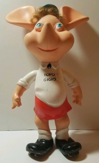 Vintage Topo Gigio Rubber Doll Circa 1963 By Maria Perego
