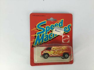 Vintage 1982 Mattel Speed Machines Hot Wheels Rare Van With Flames 4249 Nip.  D12