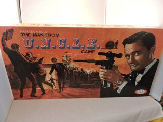 Vintage 1965 The Man From Uncle U.  N.  C.  L.  E.  Board Game Napoleon Solo,  Complete