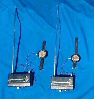 1960 Dick Tracy 2 - way Wrist Radio Communicator Set (pair) 2