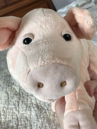 Rare Arnold The Snoring Talking & Breathing Pig Plush 15 " Pre - Owned Tl Toys Hk