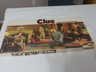 Clue Vintage 1972 1979 Parker Brothers Detective Board Game 100 Complete Extra
